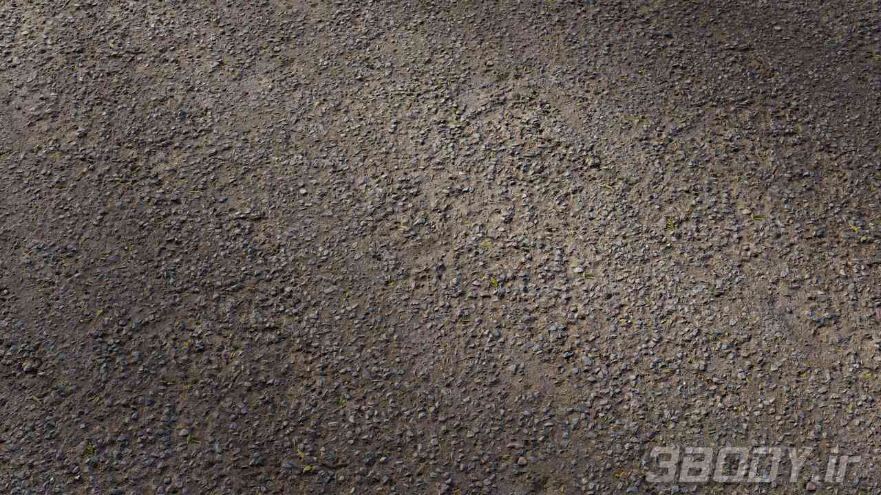 متریال شن gravel ground عکس 1